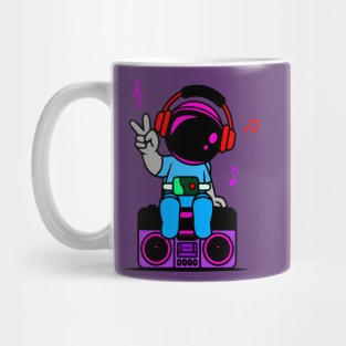 Astronaut listening to music Mug